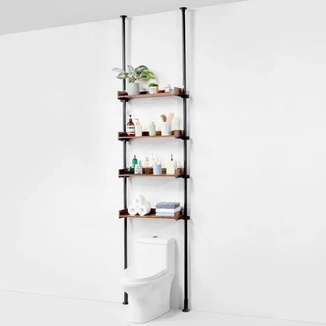Main image of VEVOR Over the Toilet Storage 4-Tier Bathroom Shelf Rack Space Saver Organizer