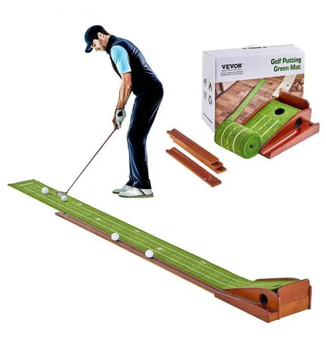 Main image of VEVOR Golf Putting Mat Indoor Golf Putting Green Golf Training Practice Aid