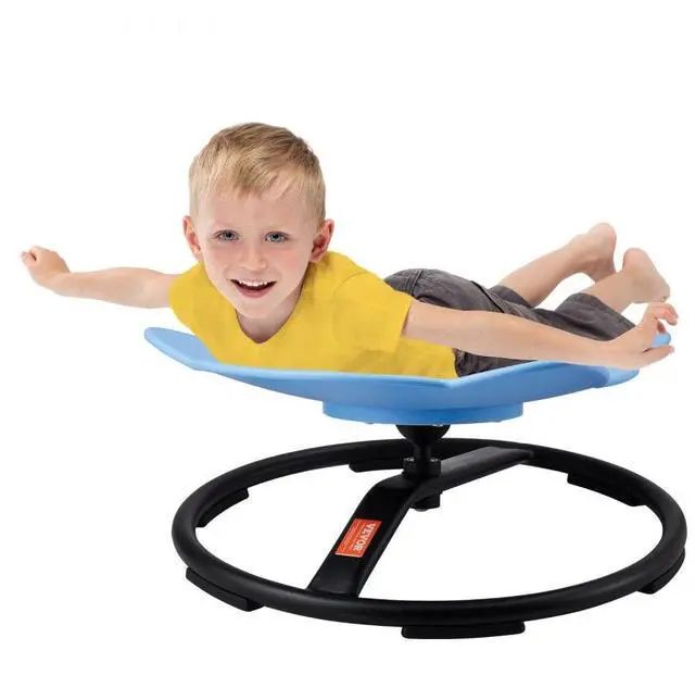 Main image of VEVOR Elephant Kids Swivel Chair, 220 LBS Capacity, 360° Spinning Chair, Autistic Kids Sensory Toy Chair with Non-Slip Metal Base, Toddler Sit and Spin Chair for Coordination Balance Focus Blue