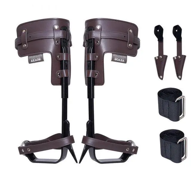 Main image of VEVOR Tree Climbing Spikes Climbing Spurs Alloy Steel Arborist Equipment Brown