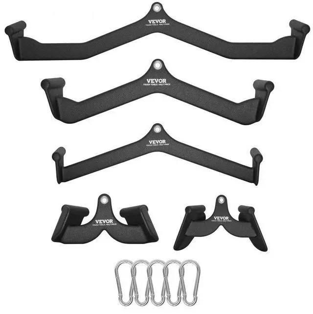 Main image of VEVOR LAT Pulldown Bar Handle Attachment V-bar T-bar Cable Machine for Home Gym