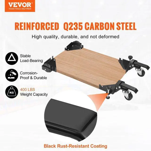 Alt view image 2 of 7 - VEVOR Mobile Base Heavy Duty Universal Stand 400 lbs Capacity For Tools Machines