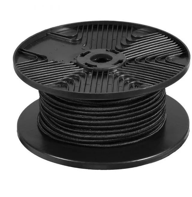 Main image of VEVOR 3/8in Bungee Cord 120 ft/36 m Spool Heavy Duty Bungee Straps 100% Stretch