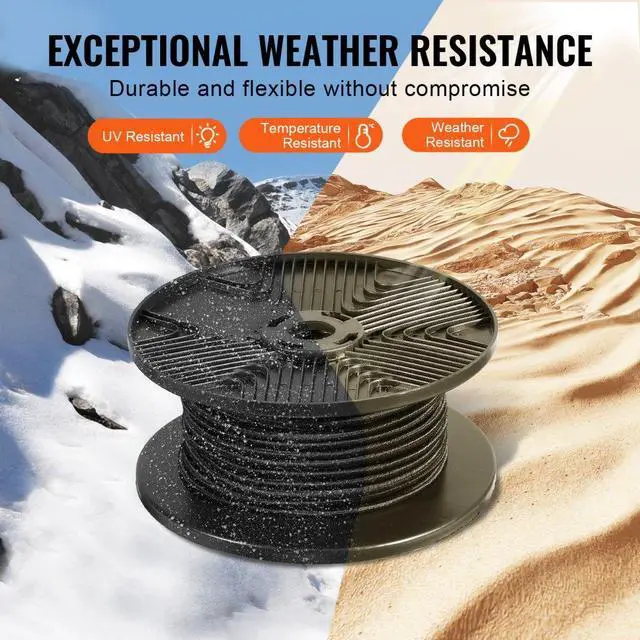 Alt view image 3 of 7 - VEVOR 3/8in Bungee Cord 120 ft/36 m Spool Heavy Duty Bungee Straps 100% Stretch
