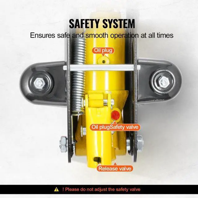 Alt view image 4 of 7 - VEVOR Low Profile Floor Jack 2 Ton Heavy Duty Single Piston Hydraulic Pump