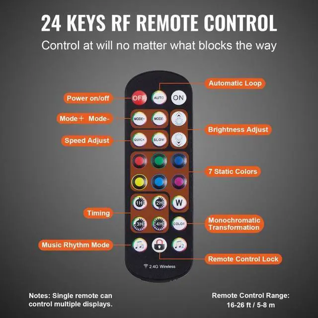 Alt view image 4 of 7 - VEVOR LED Lighted Liquor Bottle Display Bar Shelf RF & App Control 48" 2-Step