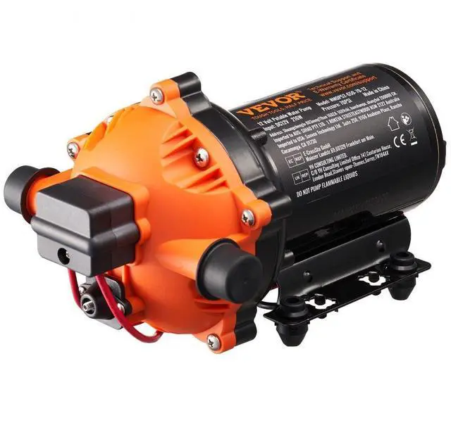 Main image of VEVOR 12V Diaphragm Pump 5GPM 18.93 L/min 5-Chamber Water Pump Pressure Switch