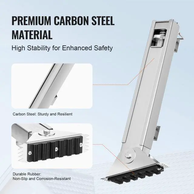 Alt view image 6 of 7 - VEVOR Ladder Levler 11.4 inch Expansion Length Leveling Tool Quick Release