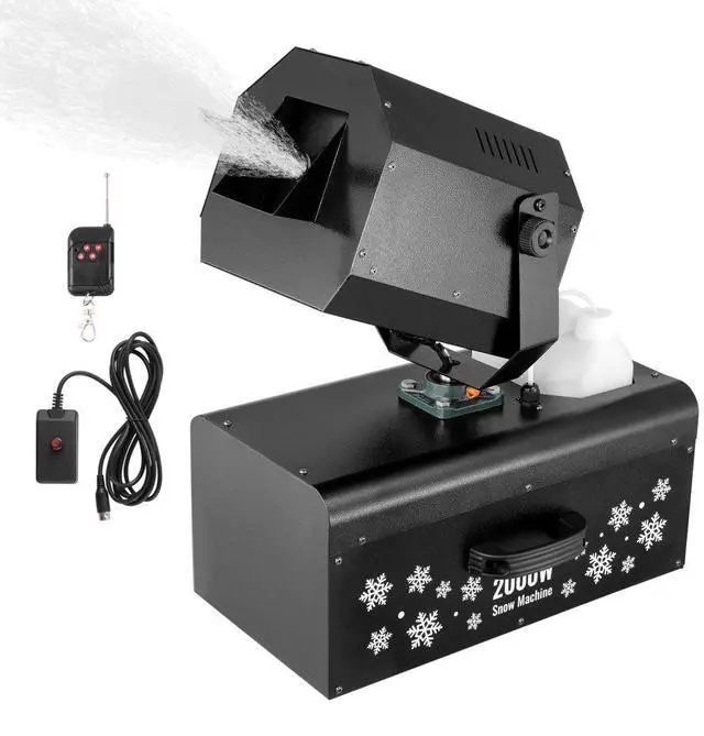 Main image of VEVOR  Snow Machine 2000W Wireless Remote Swing Snow Making Machine for Holiday