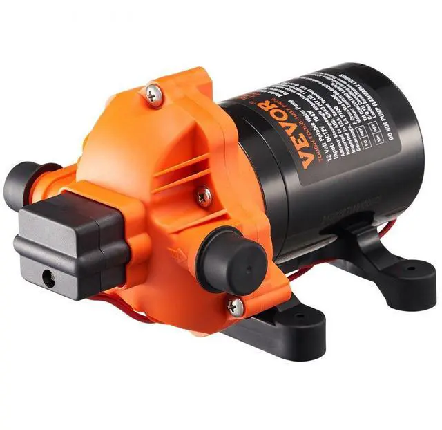 Main image of VEVOR 12V Diaphragm Pump 3.5GPM 13.25L/min 3-Chamber Water Pump Pressure Switch