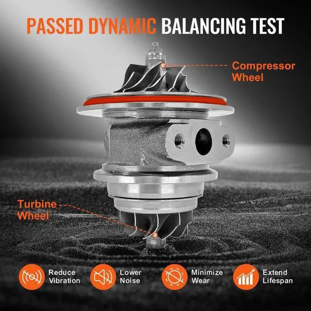 Alt view image 5 of 7 - VEVOR  Turbo Turbocharger Kit with Valve Chevy Chevrolet Cruze 2011-2019 1.4T