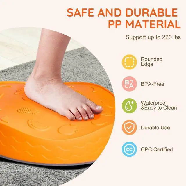 Alt view image 5 of 7 - VEVOR Kids Balance Stepping Stones Sensory Obstacle Course 5 PCS Outdoor Indoor