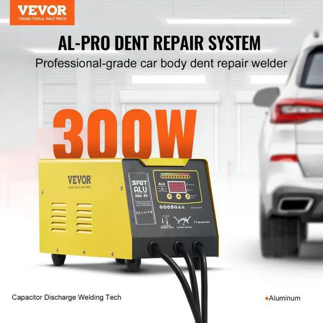 Alt view image 2 of 7 - VEVOR  Spot Welder Dent Puller 300W Stud Welder Dent Repair for Aluminum Car Body