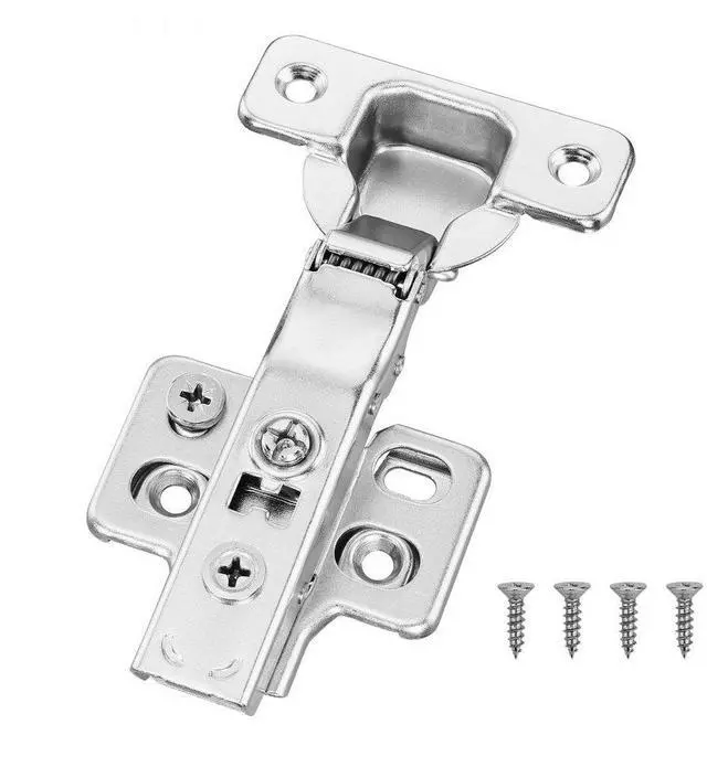 Main image of VEVOR Cabinet Hinges, 40 Packs Full Overlay Kitchen Cabinet Door Hinges, 100 Degree Opening Angel Soft Close Concealed Cupboard Hinges for Frameless Cabinet Type, with Mounting Screws