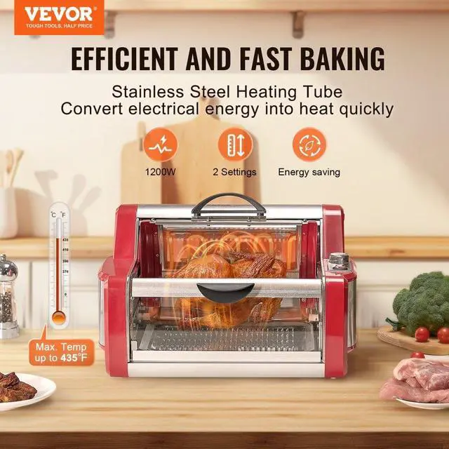 Alt view image 2 of 7 - VEVOR Stainless Steel Shawarma Grill Machine Electric Gyro Rotisserie Doner