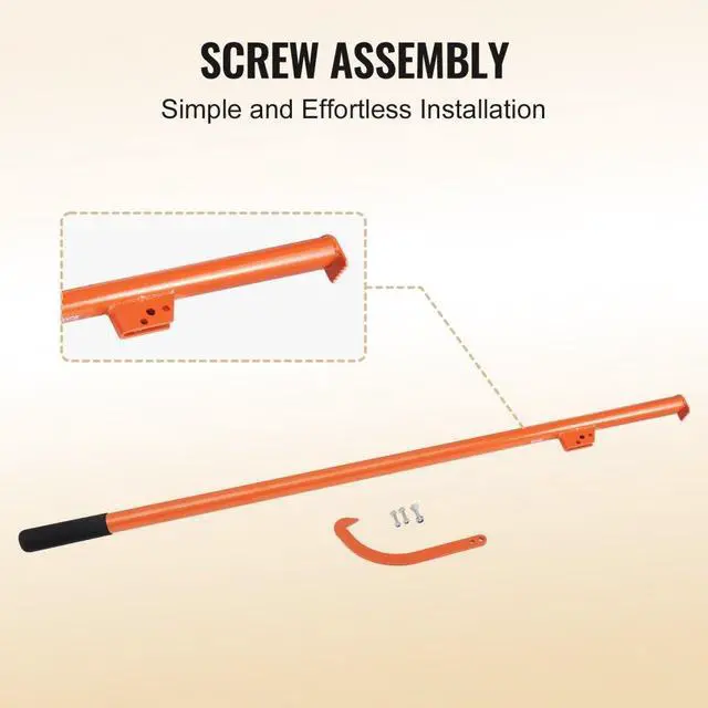Alt view image 6 of 7 - VEVOR Cant Hook Tool 59 in Heavy Duty Steel Log Roller Forestry Logging Tools