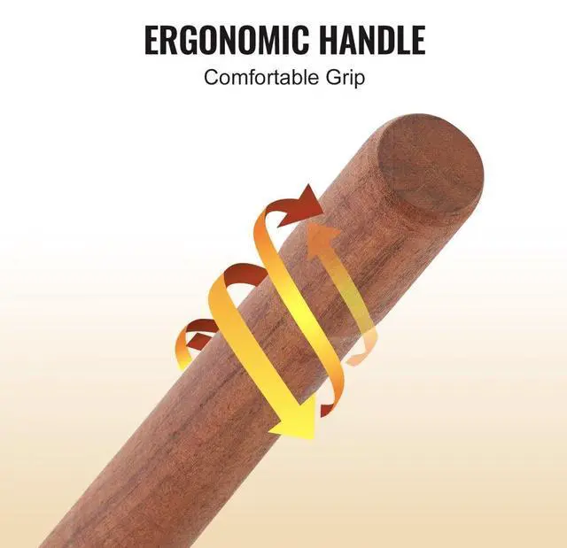 Alt view image 4 of 7 - VEVOR Log Peavey 46.5 in Wooden Handle Log Lifter Max 18 in Opening Log Roller