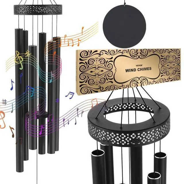 Main image of VEVOR Wind Chimes for Outside 58-Inch Aluminum Memorial Deep Tone Wind Chimes