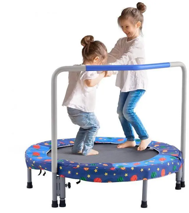 Main image of VEVOR 36" Trampoline for Kids Foldable Mini Toddler Trampoline Indoor Outdoor