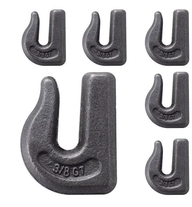 Main image of VEVOR Weld-on Grab Chain Hooks 3/8" Tow Hook G70 Forged Steel Tractor Hooks