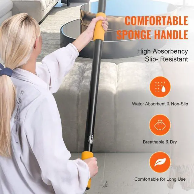 Alt view image 5 of 7 - VEVOR Telescoping Extension Pole 7 to 30 FT Multi-Purpose for Painting Dusting