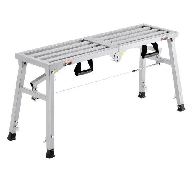 Main image of Work Platform Adjustable Height Portable Scaffolding Platform 400 lb Load