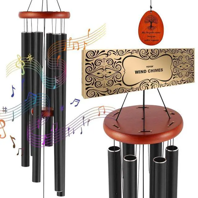 Main image of VEVOR Wind Chimes for Outside 41-Inch Aluminum Memorial Deep Tone Wind Chimes