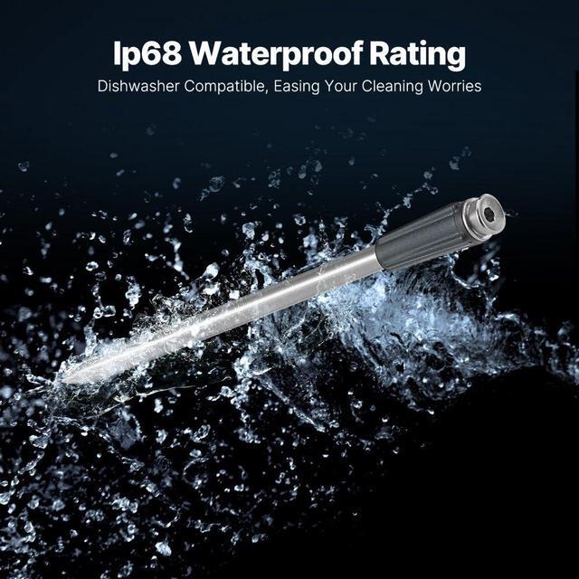 Alt view image 5 of 7 - VEVOR Wireless Meat Thermometer Bluetooth Meat Probe Two Probes for Cooking
