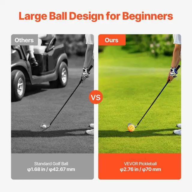 Alt view image 3 of 14 - VEVOR Backyard Golf Game 6 Hole Portable Outdoor Bucket Golf Game for Kids and Adults