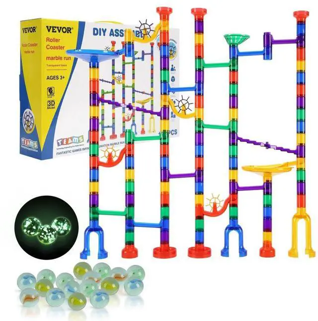 Main image of VEVOR Marble Run Set 145 PCS Building STEM Toy Educational Learning Gift for Kids