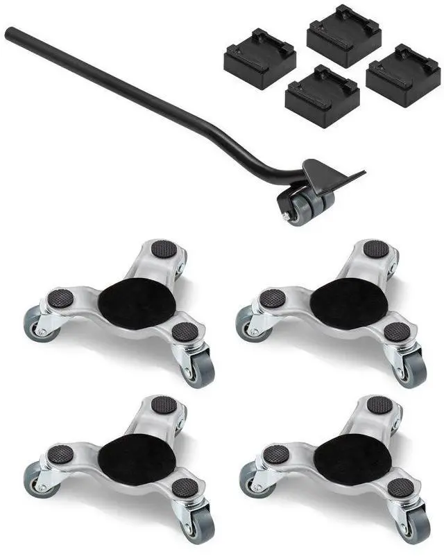 Main image of VEVOR Furniture Dolly 4 pcs Steel Tri-dolly Set Furniture Mover 440 lbs Capacity