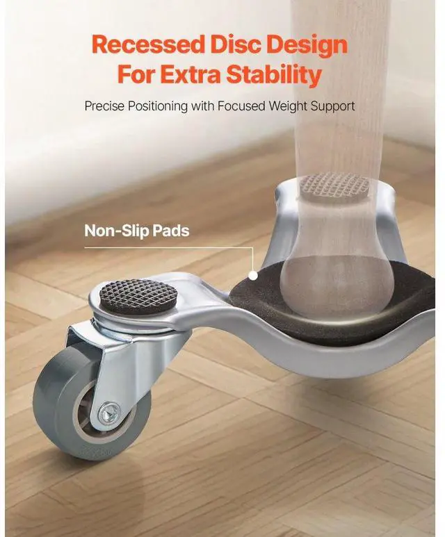 Alt view image 3 of 14 - VEVOR Furniture Dolly 4 pcs Steel Tri-dolly Set Furniture Mover 440 lbs Capacity