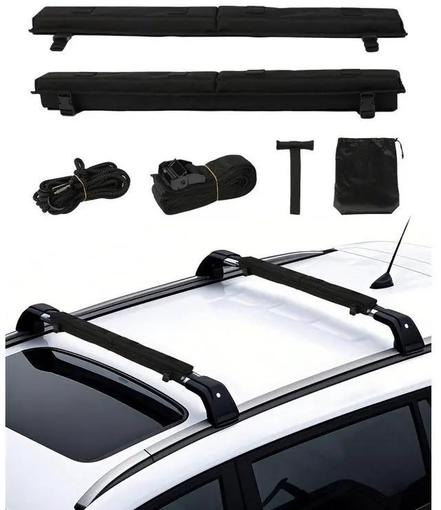Main image of VEVOR Roof Rack Pads for Crossbar 176lbs Load Capacity for Kayak Canoe Surfboard