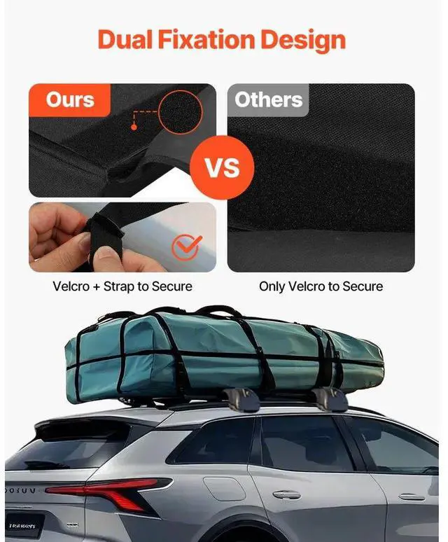 Alt view image 3 of 7 - Roof Rack Pads for Crossbar 88lbs Load Capacity for Kayak Canoe Surfboard