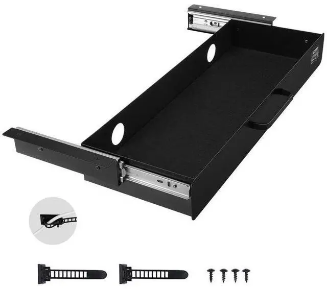 Main image of 22 in Under Desk Drawer Organizer Slide-out Drawer Space Saver for Home Office