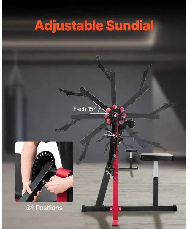 Alt view image 5 of 14 - 2 in 1 Preacher Curl Bench Bicep Curls and Triceps Extension Machine Home Gym