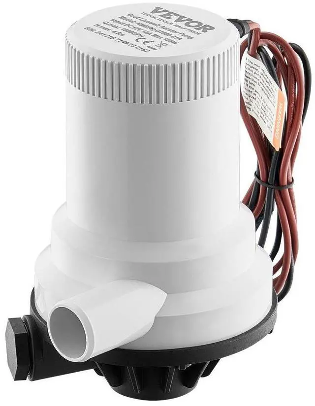 Main image of VEVOR Livewell Pump for Boat, 12V 1600 GPH Straight Livewell Aerator Pump with Dual Inlet, ABA Housing & Detachable Motor Cartridge, Corrosion-Resistant Livewell/Baitwell Pump for Freshwater Saltwater
