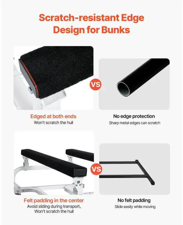 Alt view image 6 of 14 - Watercraft PWC Dolly Boat 1000 lbs Load Capacity Jet Ski Stand Storage Cart