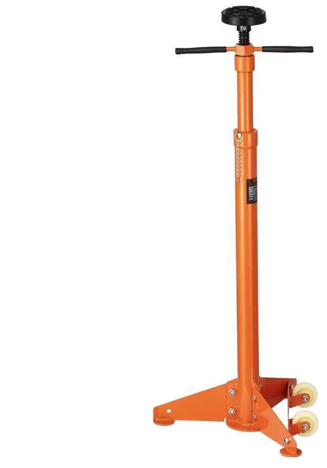 Main image of VEVOR Underhoist Support Stand, 3/4 Ton Capacity Under Hoist Jack Stand, Lifting from 38.4 to 75.4 in, Bearing Mounted Spin Handle, Self-Locking Threaded Screw, Two Wheels, Support Vehicle Components