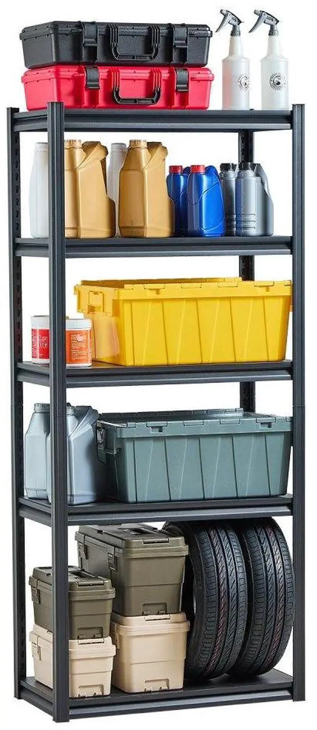 Main image of VEVOR Storage Shelves 16" D x 32" W x 72" H 5-tier Garage Storage Shelving