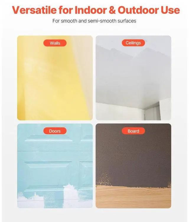 Alt view image 4 of 6 - VEVOR Paint Roller Kit 19 Pcs Paint Roller Set 4" & 9" Paint Rollers with Paint Tray