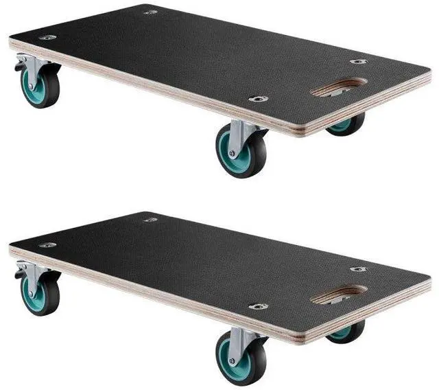 Main image of VEVOR Furniture Dolly 551 lbs Furniture Moving Dollies with 4 TPR Silent Wheels