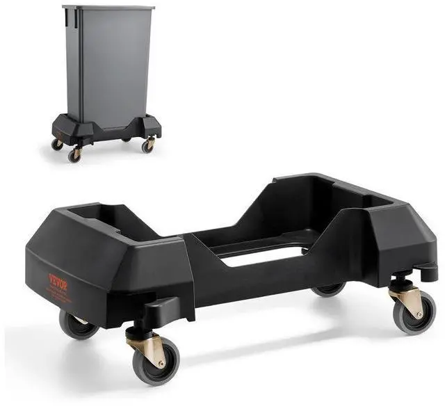 Main image of Slim Trash Can Dolly with Wheel Fit 16/23 Gal Container Bin 200lbs Heavy Duty