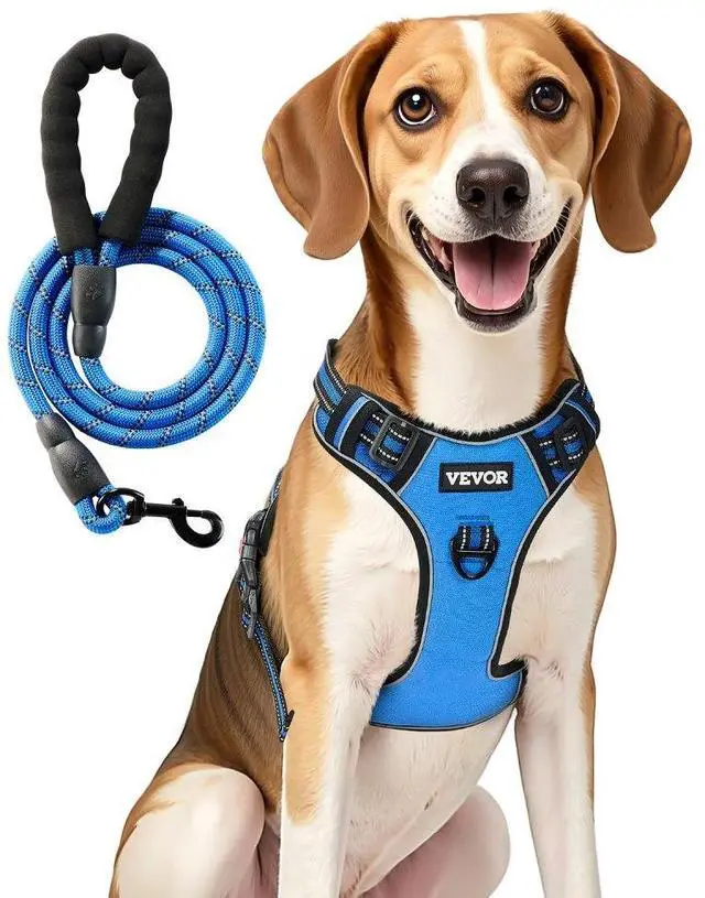 Main image of VEVOR Dog Harness for Large Dogs No Pull Adjustable Dog Vest Pet Harness with Leash
