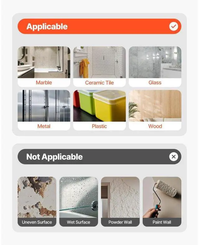 Alt view image 6 of 14 - VEVOR Double Sided Tape Heavy Duty, 16 ft Long Nano Mounting Tape, Strong Adhesive & Reusable, Clear Two Sided Wall Tape, Removable Poster Picture Hanging Strips for Home, Office, Car, Outdoor Use