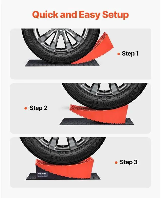 Alt view image 5 of 7 - VEVOR Camper Levelers 2 Packs RV Leveling Blocks 8818.5 lbs 4" Leveling Height
