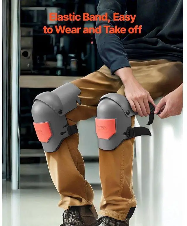 Alt view image 6 of 7 - VEVOR Knee Pads for Work Extra Thick for Construction Flooring Cleaning Roofing
