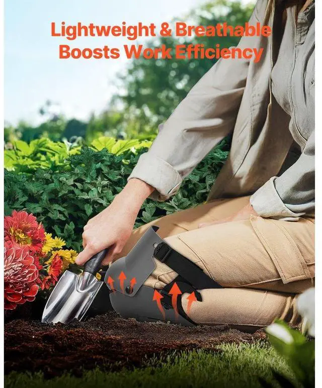 Alt view image 5 of 7 - VEVOR Knee Pads for Work Extra Thick for Construction Roofing Flooring Cleaning