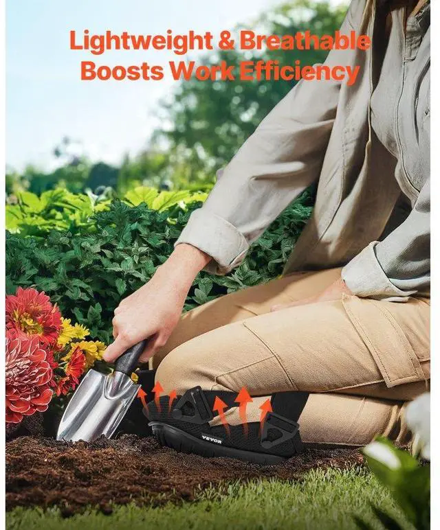 Alt view image 5 of 7 - VEVOR Knee Pads for Work Heavy Duty Construction Knee Pads Soft Foam Gel Cushion