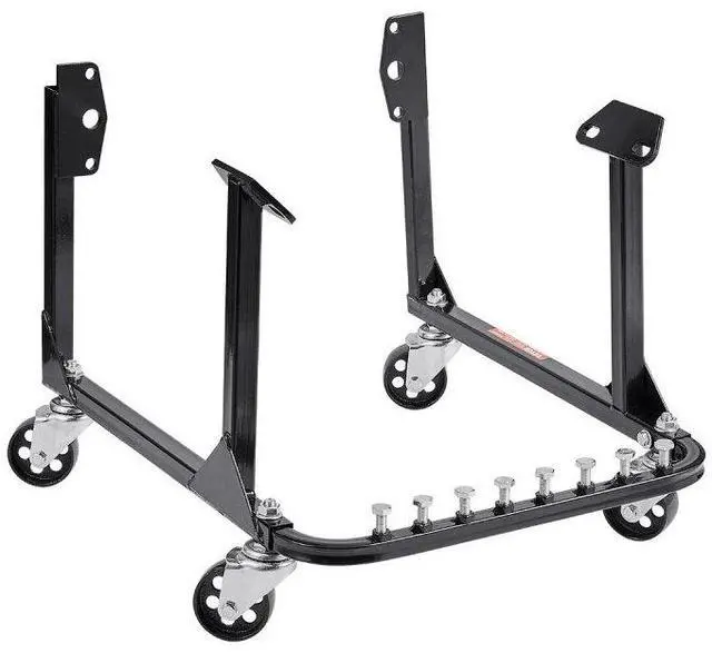 Main image of VEVOR Engine Stand, 750 LBS Load Capacity Engine Motor Stand, Heavy-Duty Steel Motor Holder with 4 Swivel Casters and 4 Hook Positions, Suitable for BB-CHEVY and GEN-1 SB-CHEVY Engines